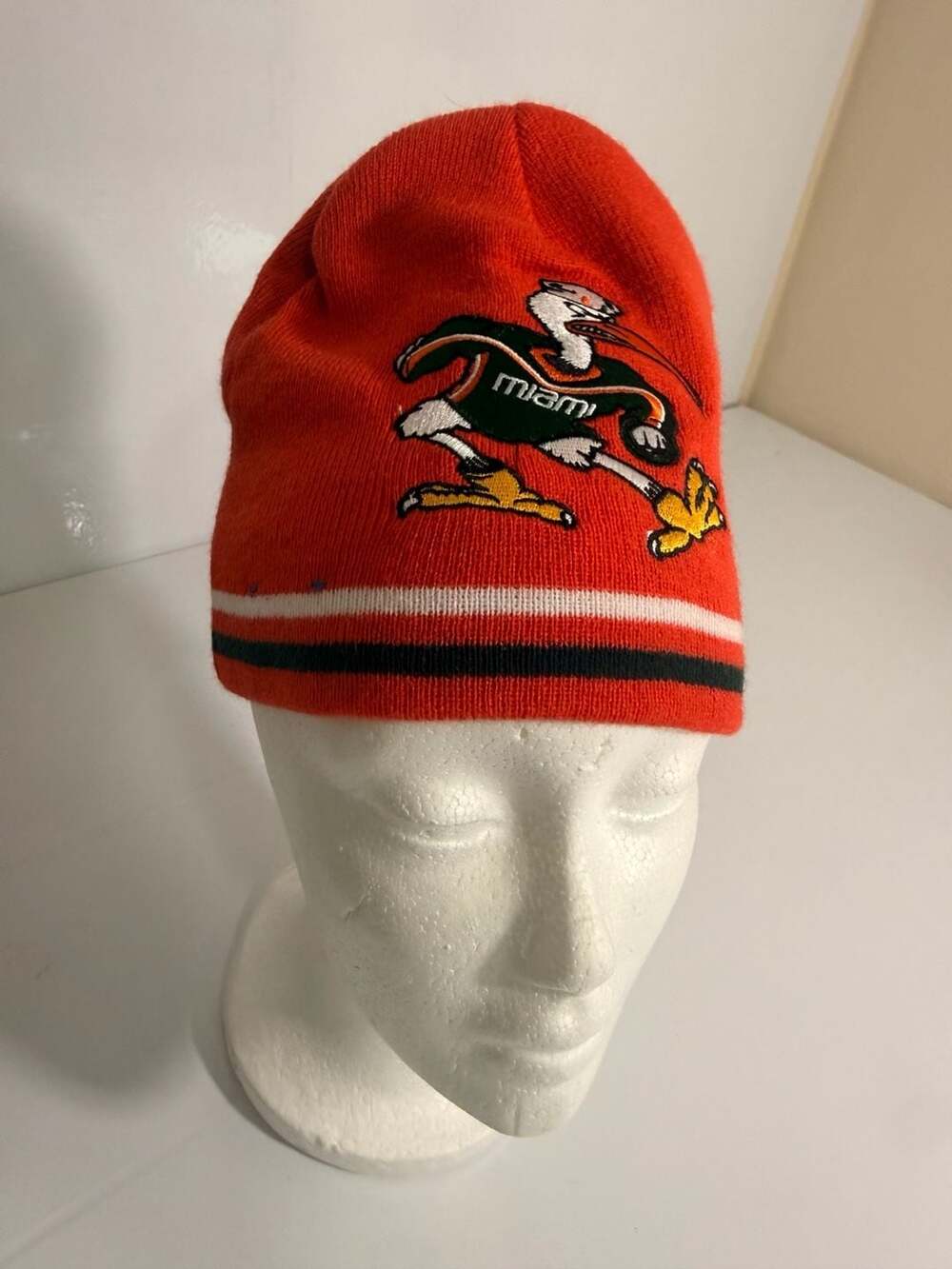 New Era Miami Hurricanes Youth Knit Beanie